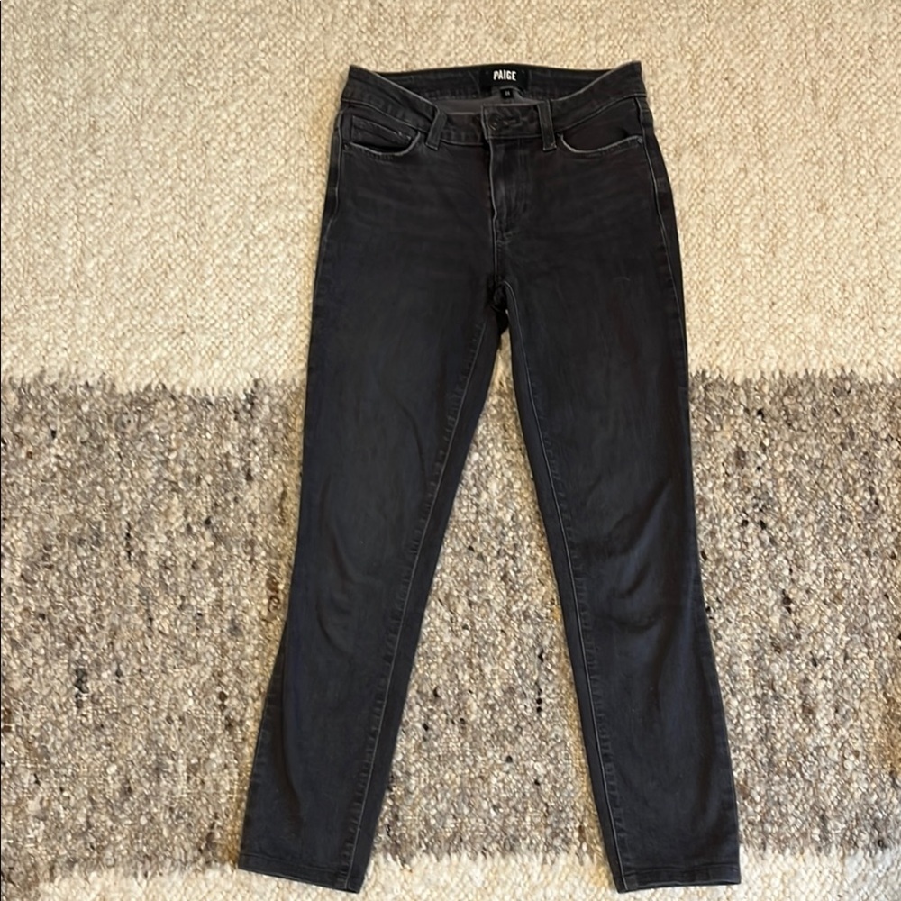 Paige grey/faded skinny jeans
